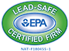 LEAD SAFE EPA CERTIFIED FIRM